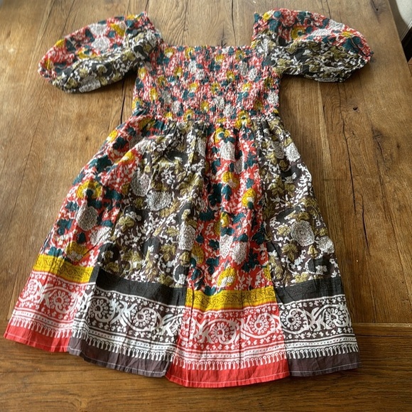 ANTHROPOLOGIE Velvet by Graham & Spencer Taria Smocked Dress - Picture 2 of 7